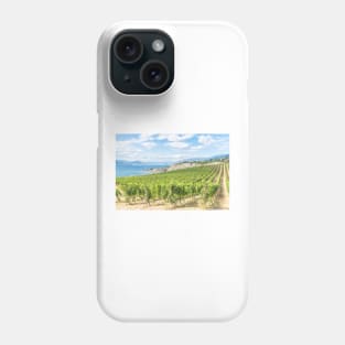 Okanagan Valley Vineyard View Phone Case