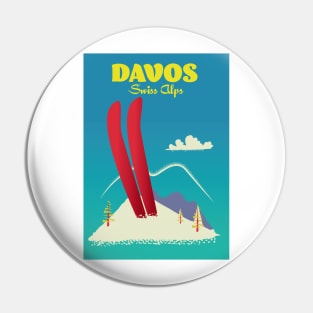 Davos Swiss Alps Pin