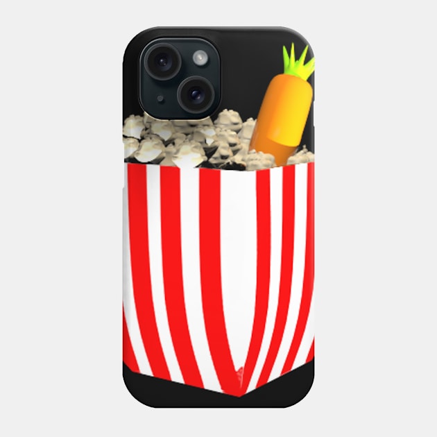 Popcorn Carrot Time Phone Case by Fanspaztic