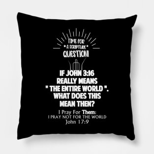 John 3:16 Question| Sons of Thunder Pillow