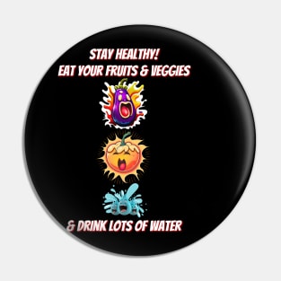 Stay healthy v1 Pin