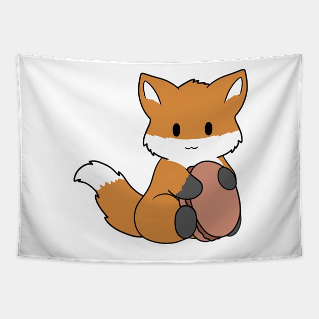 Macaron Fox Tapestry by BiscuitSnack