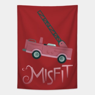 Misfit - Pink Fire Engine Tapestry