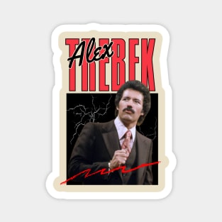 Alex trebek/// retro for fans Magnet