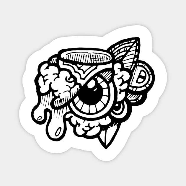 Urban Graffiti Art Doodle Style Magnet by VANDERVISUALS