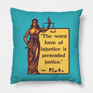 Lady Justice Pillow