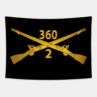 2nd Bn 360th Infantry Regt - Infantry Br wo Txt X 300 Tapestry