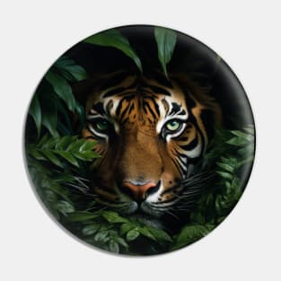 Majestic Jungle Feline: The Prowess and Grace of Nature's Hunter Pin