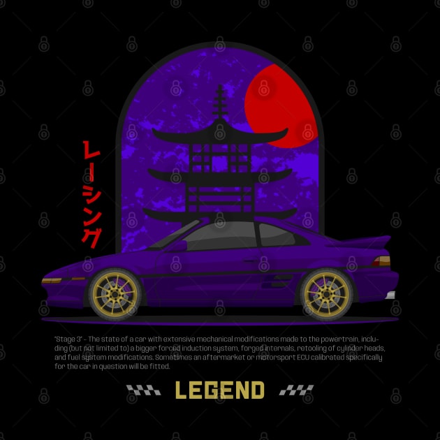 Tuner Purple MK2 MR 2 JDM by GoldenTuners