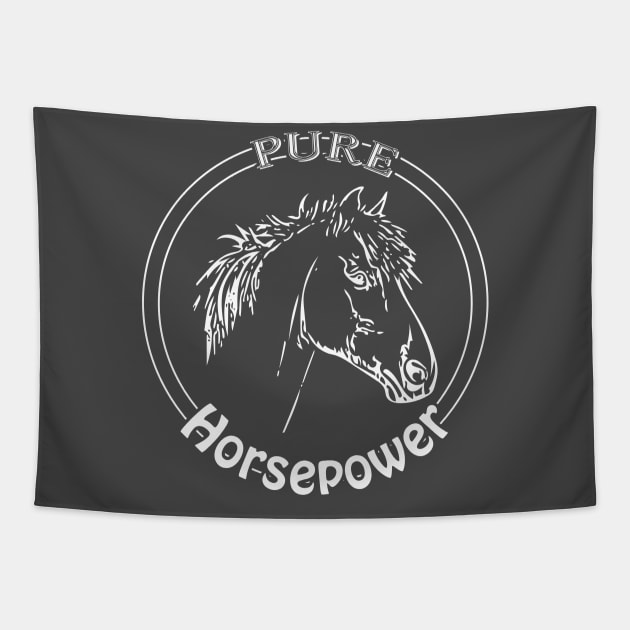 Horse power Tapestry by beangrphx