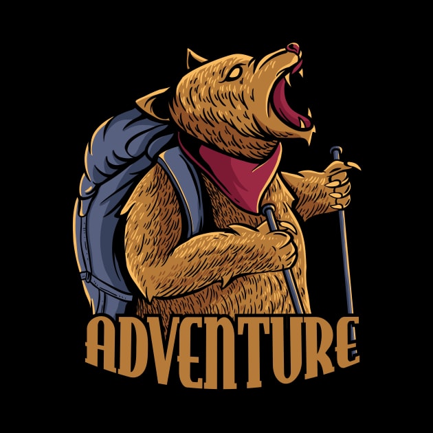 Adventure bear by PlasticGhost