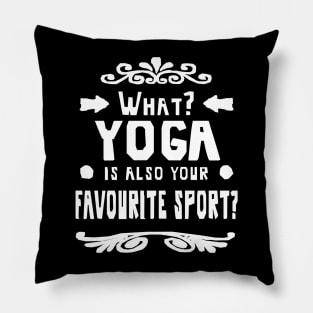 Yoga Spirit Meditation Inspiration Hobby Sport Pillow