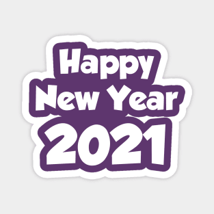 Happy New Year 2021 Magnet