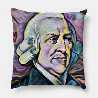 Adam Smith Portrait | Adam Smith Artwork 10 Pillow