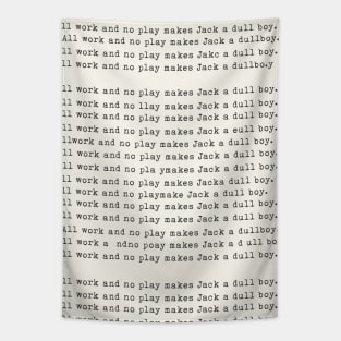 Jack Torrance's Typewriter Tapestry