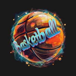 Basketball Graphic Abstract T-Shirt