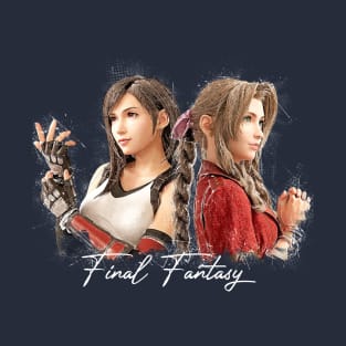 Tifa and Aerith Final Fantasy VII T-Shirt