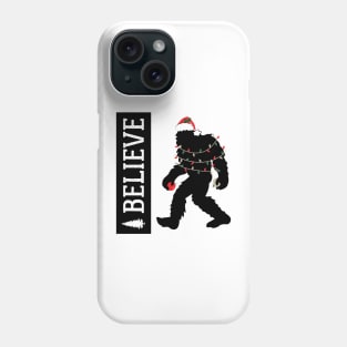 Big Foot Christmas Sasquatch Holiday Yeti Phone Case