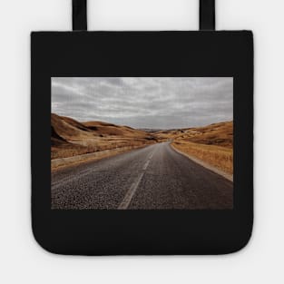 Road Through North African Landscape Tote