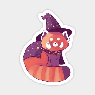 Wizard red panda Magnet