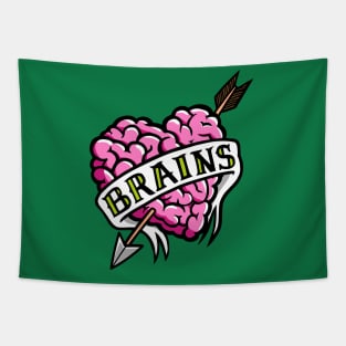 Love Brains Tapestry