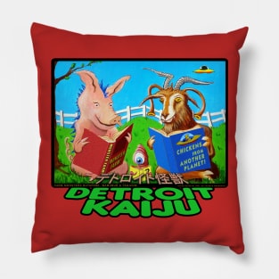 Farm Monsters BUTAPANK, WAMUBUR & YAGIZOR - art from my Detroit Little Library Pillow