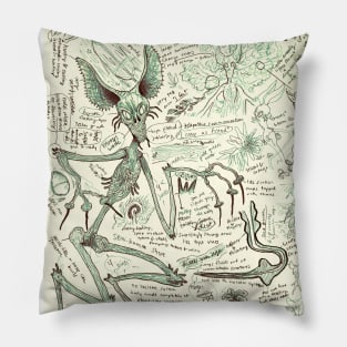 Vegetable Man Alien Cryptid Pillow