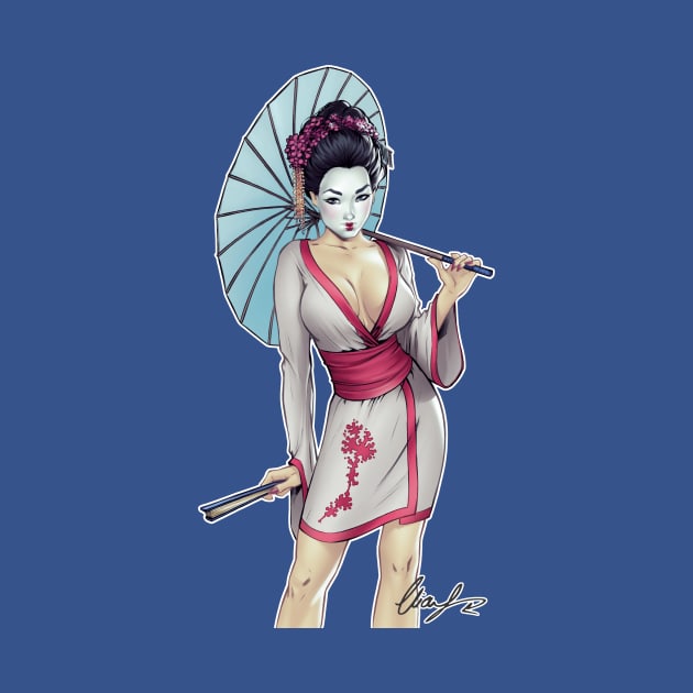 Geisha Pinup by Eliaschatzoudis