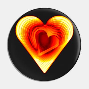 Burning Heart Pin