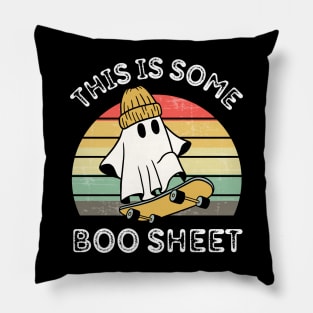 Funny Halloween Boo Ghost Costume This is Some Boo Sheet Pillow