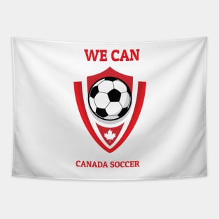 we can Canada Soccer Tapestry