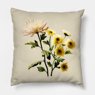 Chrysanthemums - Mums Medley Pillow