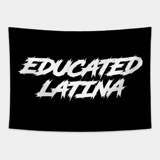 Educated Latina Art Latino Spanish Speaker Tapestry