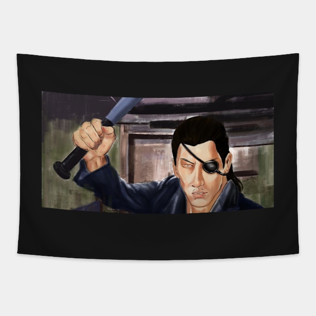 Oldboy Majima Tapestry by Ryuzato