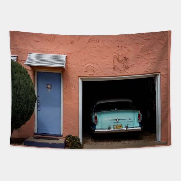 Motor Hotel Tapestry by Enzwell