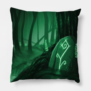 Green Forest Pillow