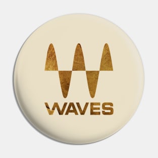Waves Logo Textura Pin