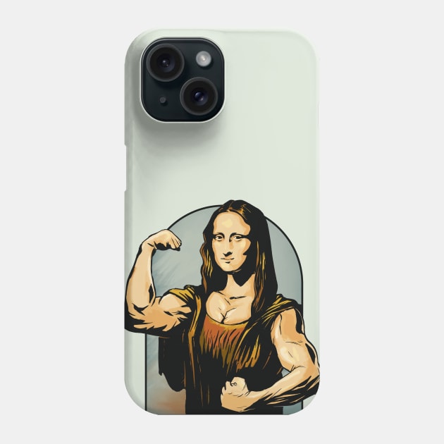 La Jacked-onde // Buff Mona Lisa // Funny Classic Art Phone Case by SLAG_Creative