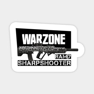 Warzone RAM7 auto rifle sharpshooter print (Call of Duty guns) Magnet