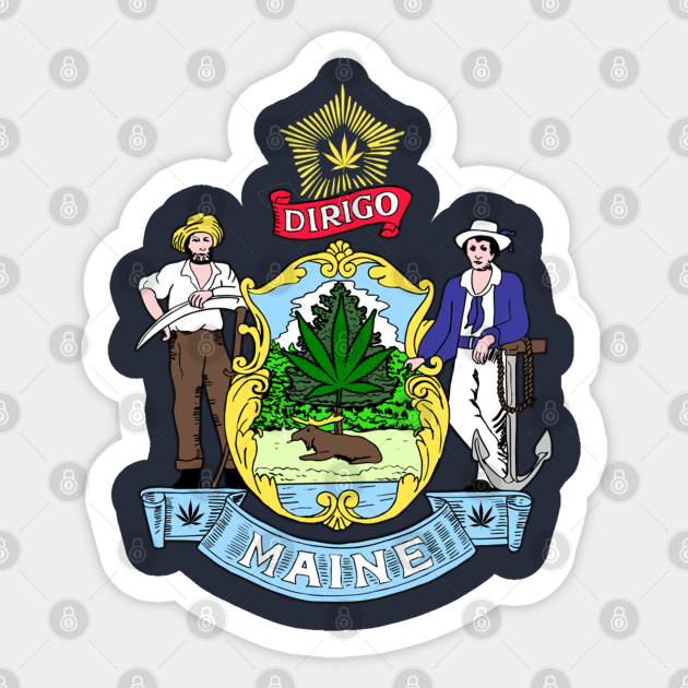 Vacationland - Maine - Sticker