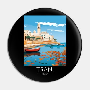 A Pop Art Travel Print of Trani - Italy Pin