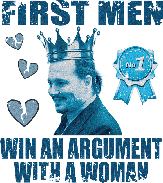 first man to win an argument with a woman Kids T-Shirt by nowsadmahi