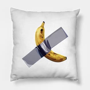 Banana in vector art Pillow