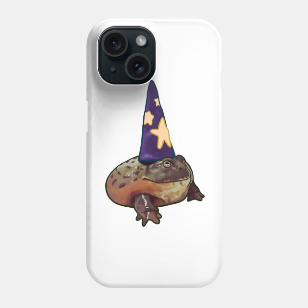 Chunky Toad Wizard Frog Humor Halloween Costume Pet Portrait Phone Case by fiatluxillust