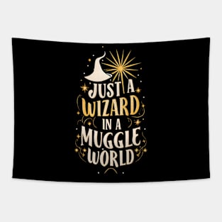 Just a Wizard in a Muggle World - Fantasy Tapestry