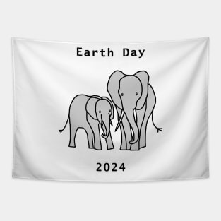 Earth Day 2024 Elephant Tapestry