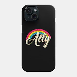 Proud Ally Pansexual Flag LGBT Pride Phone Case