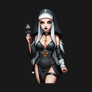 Hot Goth Nun T-Shirt