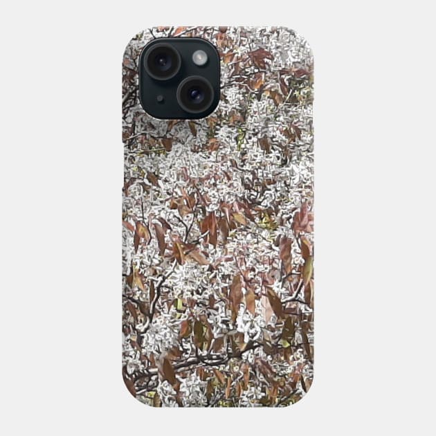 Spring leaves Phone Case by Social Distancing Badge