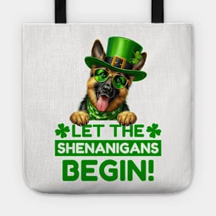 Let the Shenanigans Begin German Shepherd Tote